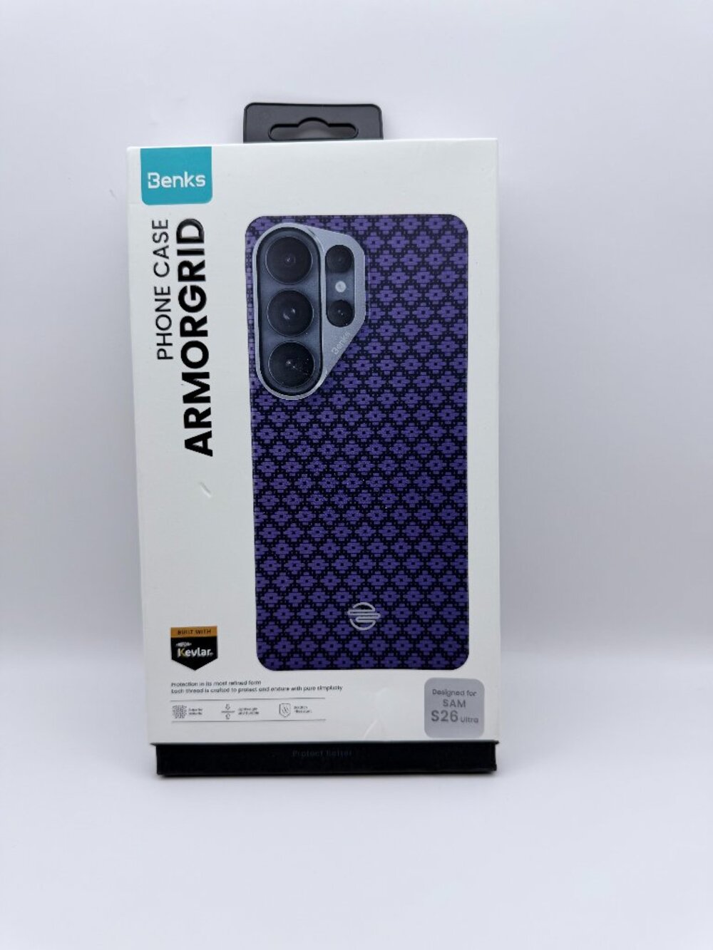 Benks ArmorGrid Purple MagSafe Case S26 Ultra